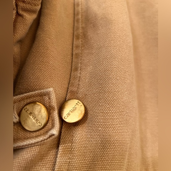 CARHARTT Men's Insulated Coveralls Sz 44 Brown Made in USA - Picture 5 of 16